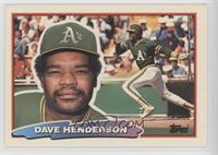 Dave Henderson (D* on Back)