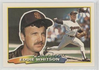 1988 Topps Big - [Base] #186.1 - Ed Whitson (A* on Back)