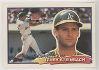 Terry Steinbach (A* on Back; Black Topps Logo)