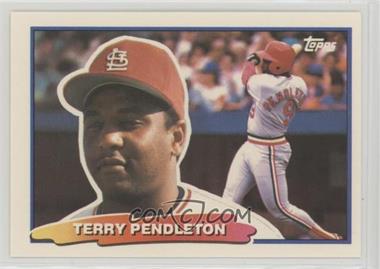 1988 Topps Big - [Base] #53.1 - Terry Pendleton (A* on Back)