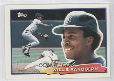 1988 Topps Big - [Base] #76.1 - Willie Randolph (C*D* on Back)