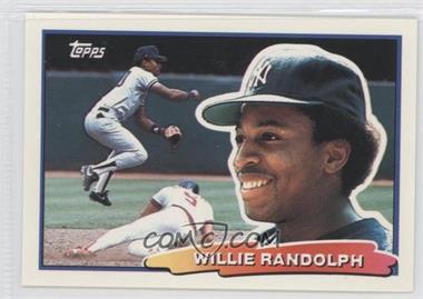 1988 Topps Big - [Base] #76.1 - Willie Randolph (C*D* on Back)