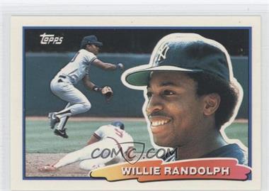 1988 Topps Big - [Base] #76.1 - Willie Randolph (C*D* on Back)