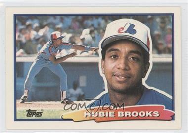 1988 Topps Big - [Base] #81.2 - Hubie Brooks (D* on Back)