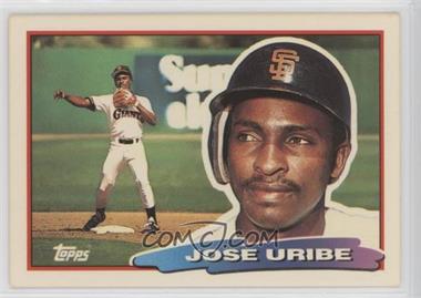 1988 Topps Big - [Base] #95.3 - Jose Uribe (B* on Back)