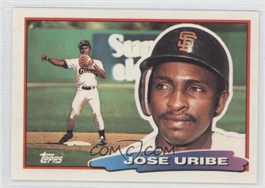 1988 Topps Big - [Base] #95.3 - Jose Uribe (B* on Back)