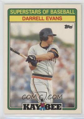 1988 Topps Kay Bee Toys Superstars of Baseball - [Base] #9 - Darrell Evans