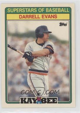 1988 Topps Kay Bee Toys Superstars of Baseball - [Base] #9 - Darrell Evans