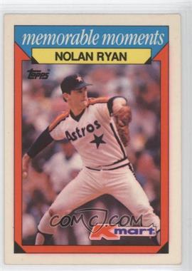 1988 Topps Kmart Memorable Moments - [Base] #23 - Nolan Ryan