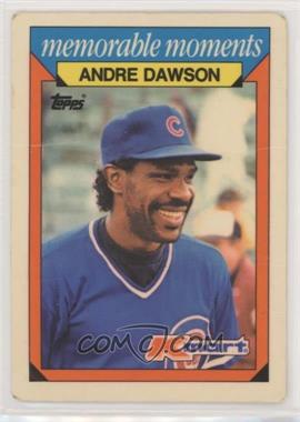 1988 Topps Kmart Memorable Moments - [Base] #9 - Andre Dawson [Poor to Fair]