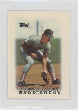 1988 Topps League Leaders Minis - [Base] #1 - Wade Boggs [EX to NM]