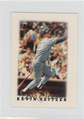 1988 Topps League Leaders Minis - [Base] #15 - Kevin Seitzer