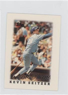 1988 Topps League Leaders Minis - [Base] #15 - Kevin Seitzer