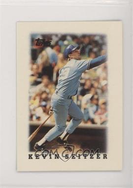 1988 Topps League Leaders Minis - [Base] #15 - Kevin Seitzer