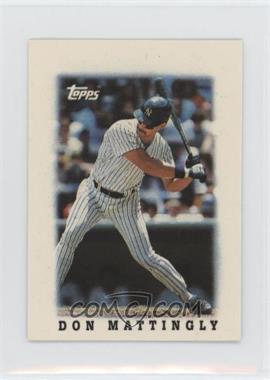 1988 Topps League Leaders Minis - [Base] #27 - Don Mattingly