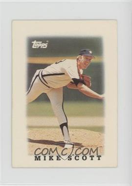1988 Topps League Leaders Minis - [Base] #51 - Mike Scott [Noted]