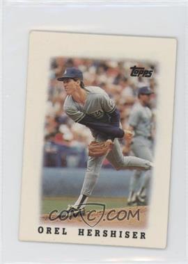 1988 Topps League Leaders Minis - [Base] #53 - Orel Hershiser