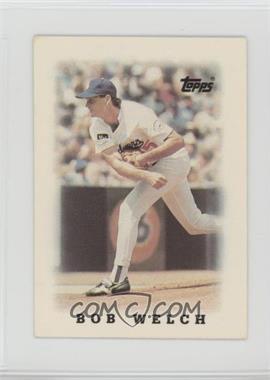 1988 Topps League Leaders Minis - [Base] #55 - Bob Welch [Noted]