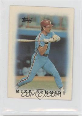1988 Topps League Leaders Minis - [Base] #67 - Mike Schmidt [EX to NM]
