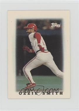 1988 Topps League Leaders Minis - [Base] #72 - Ozzie Smith [Noted]