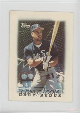1988 Topps League Leaders Minis - [Base] #9 - Gary Redus [Noted]