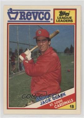 1988 Topps Revco League Leaders - Box Sets [Base] #4 - Jack Clark