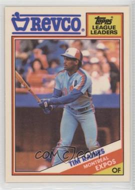 1988 Topps Revco League Leaders - Box Sets [Base] #5 - Tim Raines