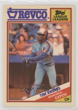 1988 Topps Revco League Leaders - Box Sets [Base] #5 - Tim Raines