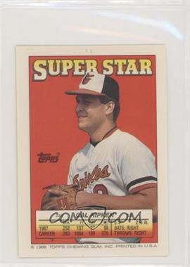 1988 Topps Super Star Sticker Back Cards - [Base] #44.233 - Cal Ripken Jr (Eddie Murray 233)