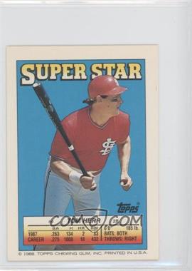 1988 Topps Super Star Sticker Back Cards - [Base] #4.70 - Tom Herr (Fernando Valenzuela 70)