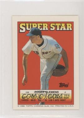 1988 Topps Super Star Sticker Back Cards - [Base] #58.56 - Roger Clemens (Andre Dawson 56)