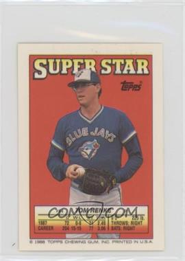 1988 Topps Super Star Sticker Back Cards - [Base] #64.16 - Tom Henke (Jeffrey Leonard 16)