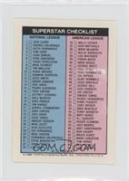 Checklist - Cards 1-67 (Frank Tanana 264, Donnie Hill 286)