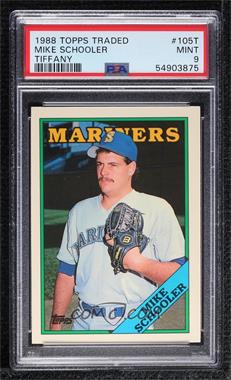 1988 Topps Traded - Box Set [Base] - Collector's Edition (Tiffany) #105T - Mike Schooler [PSA 9 MINT]