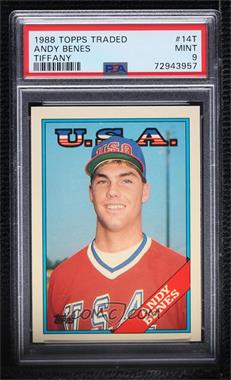 1988 Topps Traded - Box Set [Base] - Collector's Edition (Tiffany) #14T - Andy Benes [PSA 9 MINT]