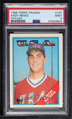 1988 Topps Traded - Box Set [Base] - Collector's Edition (Tiffany) #14T - Andy Benes [PSA 9 MINT]
