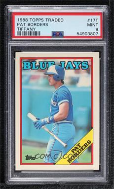 1988 Topps Traded - Box Set [Base] - Collector's Edition (Tiffany) #17T - Pat Borders [PSA 9 MINT]