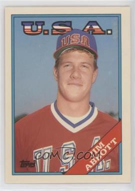 1988 Topps Traded - Box Set [Base] - Collector's Edition (Tiffany) #1T - Jim Abbott