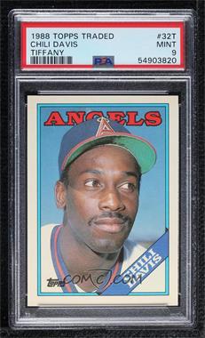 1988 Topps Traded - Box Set [Base] - Collector's Edition (Tiffany) #32T - Chili Davis [PSA 9 MINT]