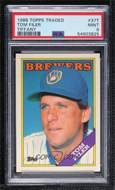 1988 Topps Traded - Box Set [Base] - Collector's Edition (Tiffany) #37T - Tom Filer [PSA 9 MINT]