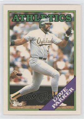 1988 Topps Traded - Box Set [Base] - Collector's Edition (Tiffany) #81T - Dave Parker
