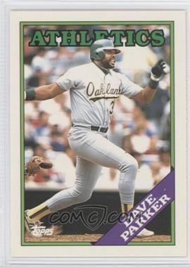 1988 Topps Traded - Box Set [Base] - Collector's Edition (Tiffany) #81T - Dave Parker
