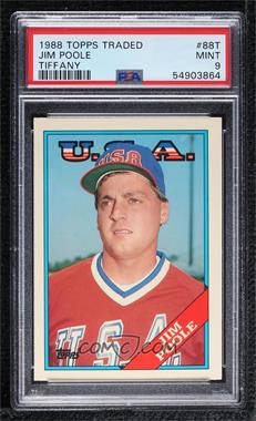 1988 Topps Traded - Box Set [Base] - Collector's Edition (Tiffany) #88T - Jim Poole [PSA 9 MINT]