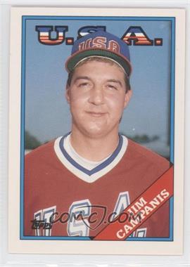 1988 Topps Traded - Box Set [Base] #23T - Jim Campanis