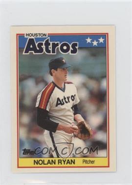 1988 Topps United Kingdom Minis - [Base] - Tiffany #62 - Nolan Ryan