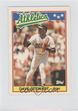 1988 Topps United Kingdom Minis - [Base] - Tiffany #75 - Dave Stewart