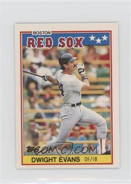 1988 Topps United Kingdom Minis - [Base] #22 - Dwight Evans