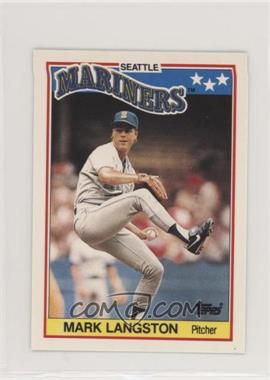 1988 Topps United Kingdom Minis - [Base] #42 - Mark Langston