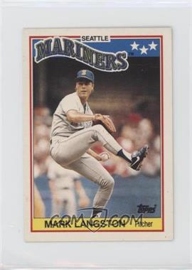 1988 Topps United Kingdom Minis - [Base] #42 - Mark Langston