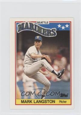 1988 Topps United Kingdom Minis - [Base] #42 - Mark Langston